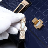 Crocodile Pattern Handbag