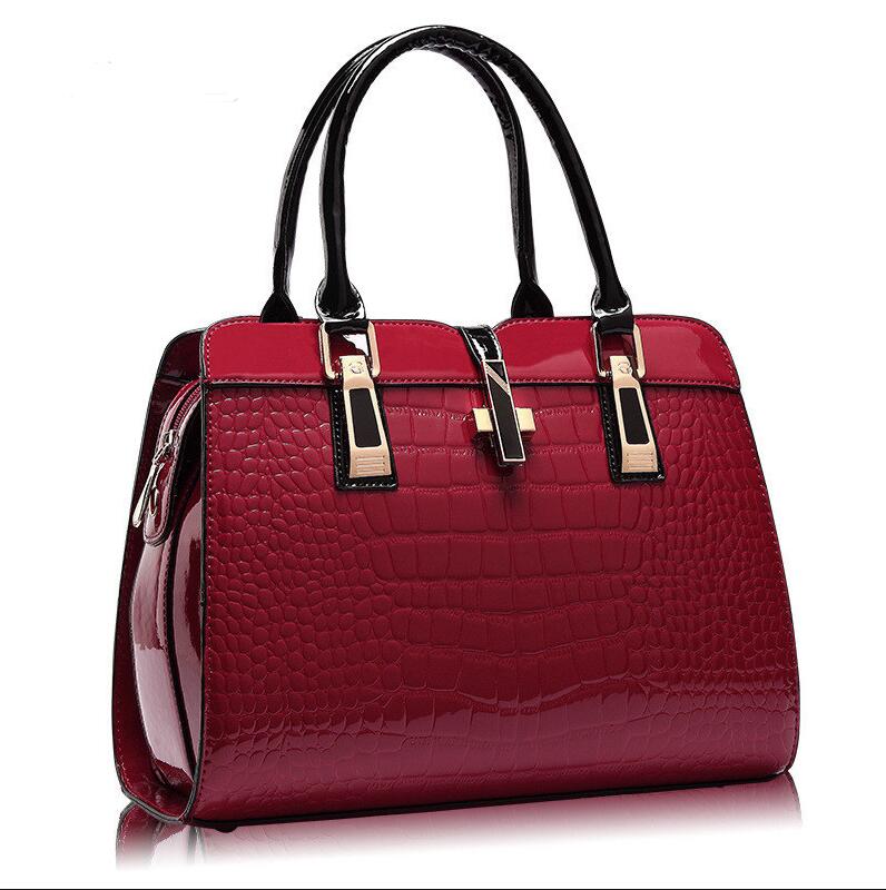 Crocodile Pattern Handbag