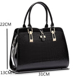 Crocodile Pattern Handbag
