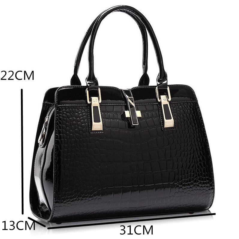 Crocodile Pattern Handbag