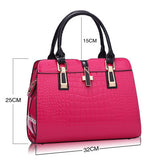 Crocodile Pattern Handbag