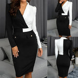 Black and white dress
