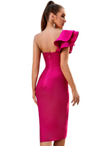 One-shoulder Slim-fit Dress