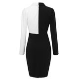 Black and white dress
